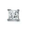 18k White Gold 4-prong Princess Diamond Single Stud Earring 0.50ctw (5.5mm Ea), H-i Color, Vs Clarity -Veloura Shop 4 prong princess white 37 2863a8c3 c86f 45a2 8123 218bac072ca5