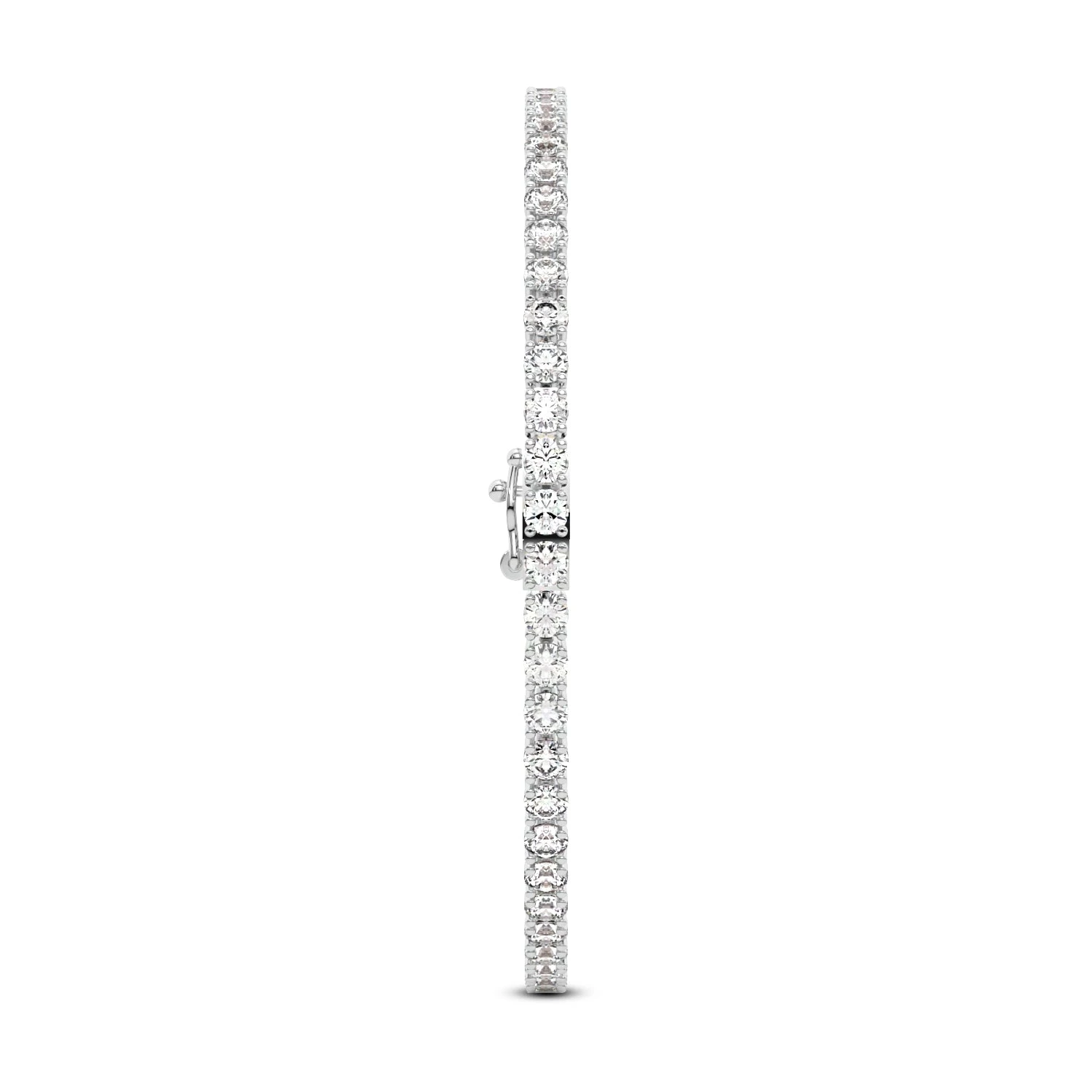 Exquisite Lab-Grown Diamond Tennis Bracelet In White & Yellow Gold, 3-15 Carats (EFG, VS, Excellent Cut) 9 Exquisite Lab-Grown Diamond Tennis Bracelet In White & Yellow Gold, 3-15 Carats (EFG, VS, Excellent Cut) - Image 7