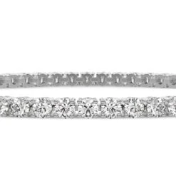 Exquisite Lab-Grown Diamond Tennis Bracelet In White & Yellow Gold, 3-15 Carats (EFG, VS, Excellent Cut) 17 Exquisite Lab-Grown Diamond Tennis Bracelet In White & Yellow Gold, 3-15 Carats (EFG, VS, Excellent Cut) -Veloura Shop 4rdtbr wrbwhiteside