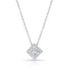 Princess Diamond Solitaire Pendant In A 14k White Gold Bezel Slide Setting, 0.75ct. T.w. (hi, Si1-si2) 1 Princess Diamond Solitaire Pendant In A 14k White Gold Bezel Slide Setting, 0.75ct. T.w. (hi, Si1-si2) -Veloura Shop 599006 pr075 white front 1 2e764794 89c4 47f5 809b c3bf3b4c96bf