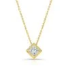 Princess Diamond Solitaire Pendant In A 14k Yellow Gold Bezel Slide Setting, 0.4ct. T.w. (hi, Si1-si2) 2 Princess Diamond Solitaire Pendant In A 14k Yellow Gold Bezel Slide Setting, 0.4ct. T.w. (hi, Si1-si2) -Veloura Shop 599006 pr075 yellow front 1 d10e12ba c1ce 477d ba7e afa1ffb243a0