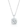 Cushion Diamond Solitaire Pendant In A 14k White Gold 4-prong Leaf Scroll Setting, 3ct. T.w. (hi, Si1-si2) 1 Cushion Diamond Solitaire Pendant In A 14k White Gold 4-prong Leaf Scroll Setting, 3ct. T.w. (hi, Si1-si2) -Veloura Shop 599007 cu300 white front 318392a3 d681 4368 a7f3 8fb9d5043831