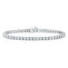 Diamond 4-prong Tennis Bracelet In 18k White Gold (12.90ctw) -Veloura Shop 70218 rounded 2 137eda40 5e27 498f 9964 3e89dc29aeb0