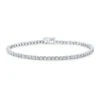 Diamond Prong-set Tennis Bracelet (2.95ctw) -Veloura Shop 70354 round
