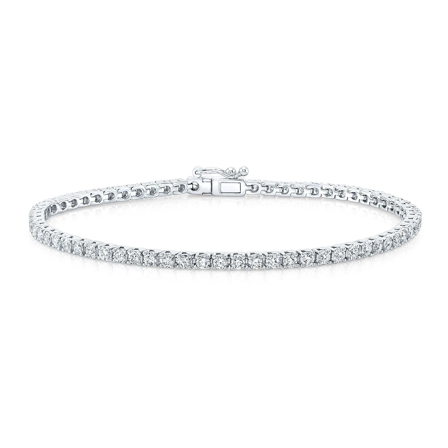 Diamond Prong-set Tennis Bracelet (2.95ctw) 2 Diamond Prong-set Tennis Bracelet (2.95ctw)
