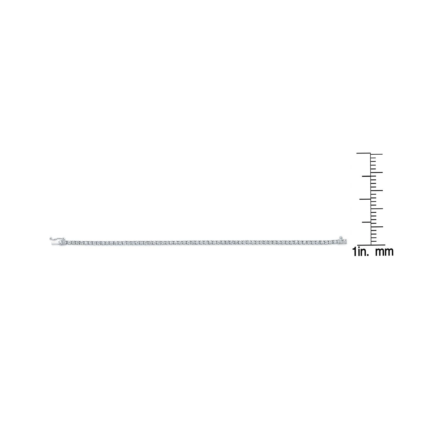 Diamond Prong-set Tennis Bracelet (2.95ctw) 4 Diamond Prong-set Tennis Bracelet (2.95ctw) - Image 3