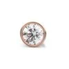 14k Rose Gold Bezel Round Diamond Single Stud Earring 0.37ctw (4.5mm Ea), H-i Color, Si Clarity 2 14k Rose Gold Bezel Round Diamond Single Stud Earring 0.37ctw (4.5mm Ea), H-i Color, Si Clarity -Veloura Shop bezel round rose 21 df55c1f2 2a6b 4028 a08b 022982f09633