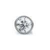 14k White Gold Bezel Round Diamond Single Stud Earring 0.25ctw (4.1mm Ea), H-i Color, Vs Clarity -Veloura Shop bezel round white 59 1e5c2b99 d06c 4fb2 a47b 85589087403d