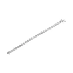 Certified 14k White Gold 3-prong Lab Created Round Brilliant Diamond Tennis Bracelet (14.25 Ct. T.w., Vvs1-vs2 Clarity, D-f Color) -Veloura Shop bracelet b 6.75 inches 00eecaf3 6e43 4fa3 868b f5bf7c98ecff