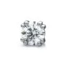 18k White Gold Double Prong Round Diamond Single Stud Earring 0.37ctw (4.7mm Ea), H-i Color, Vs Clarity -Veloura Shop double prong white 44 fe19a91f f55d 47f2 b51a 9769dd6403bd