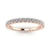 Round Brilliant Cut Diamond Shared Prong Set Eternity Ring In 14k Rose Gold(0.43ct. Tw.) Ring Size 4.5 1 Round Brilliant Cut Diamond Shared Prong Set Eternity Ring In 14k Rose Gold(0.43ct. Tw.) Ring Size 4.5 -Veloura Shop frmu3master front view 133