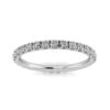 Round Brilliant Cut Diamond Split Prong Set Eternity Ring In 18k White Gold(1.37ct. Tw.) Ring Size 5 -Veloura Shop fwmu2master front view 278 e601f502 1769 4146 872f bc9bca4b433e